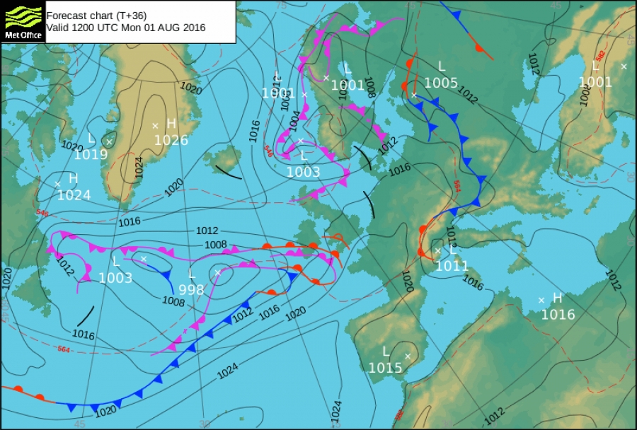 Météo du 31 juillet